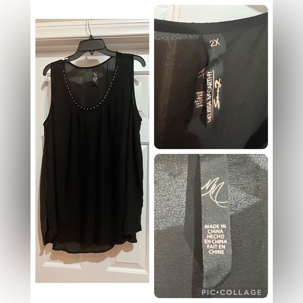 Melissa Mccarthy 3x sleeveless top